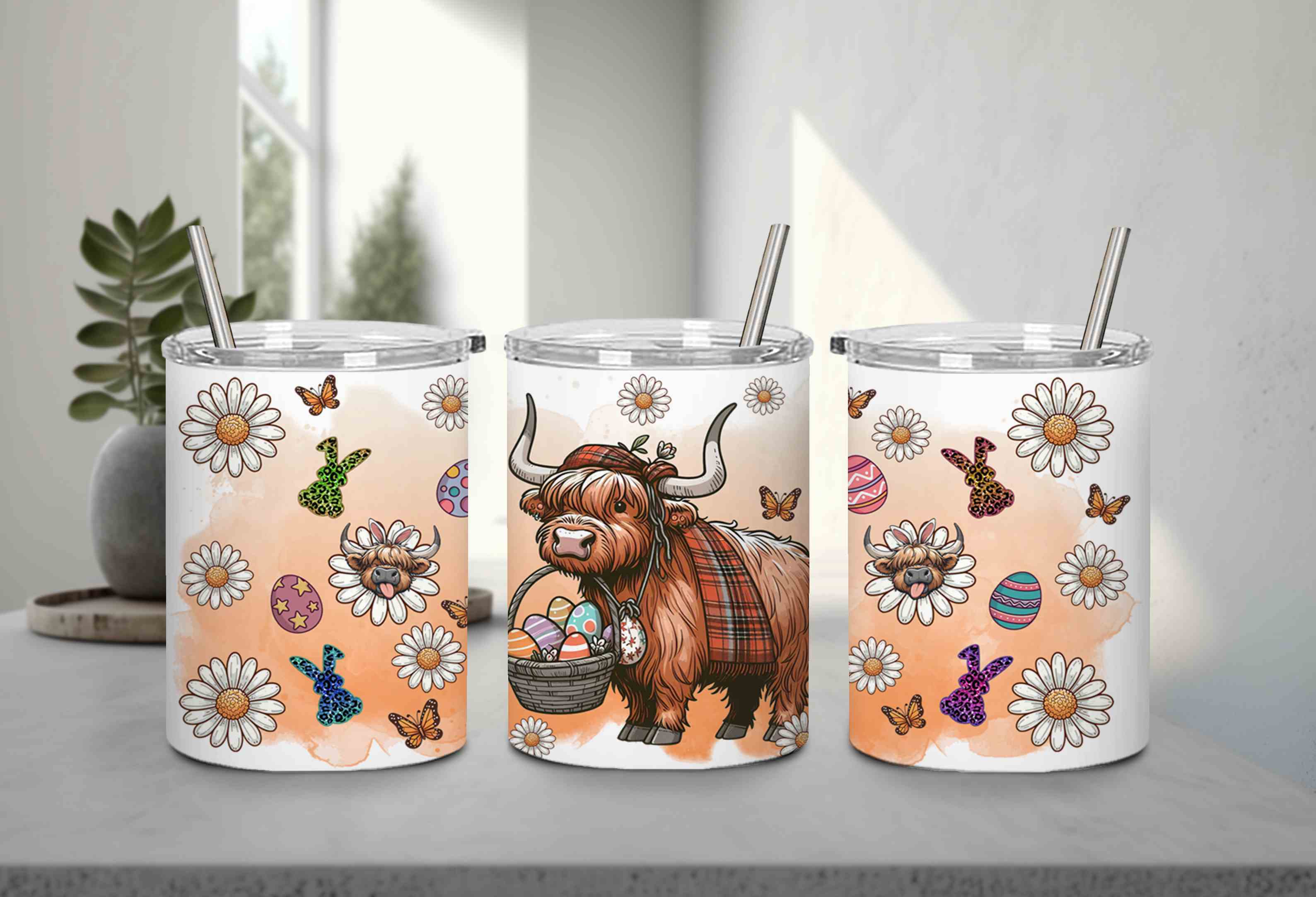 Highland Cow Easter-10382